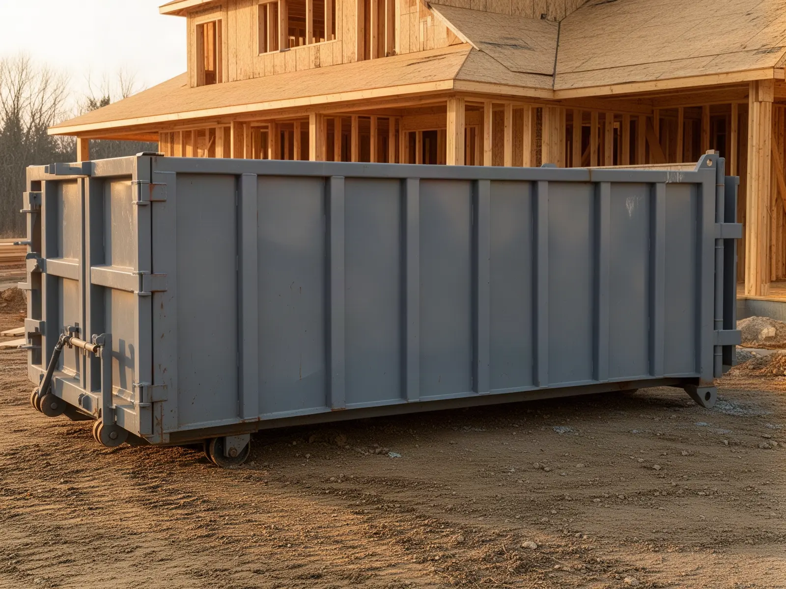 Roll-off dumpster from Julie's Dumpster Rental in Pawtucket, RI